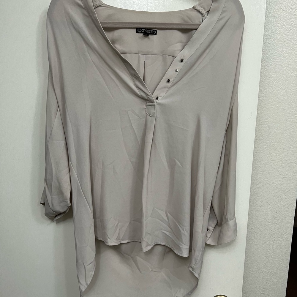 Oversized express 3/4 sleeve top